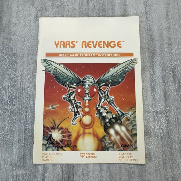 Yars' Revenge (Atari 2600, 1981) CIB COMPLETE Tested With Comic - Picture 6 of 16